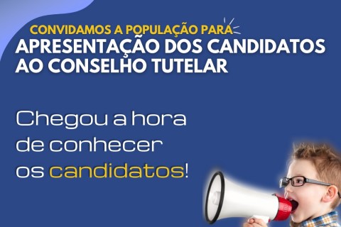 Apresentação dos candidatos ao conselho tutelar Mataraca